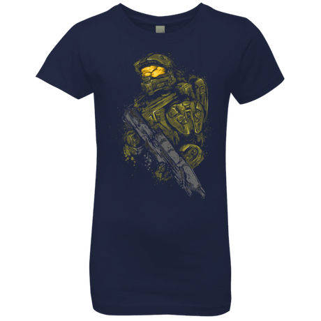 T-Shirts Midnight Navy / YXS MASTER CHIEF Girls Premium T-Shirt