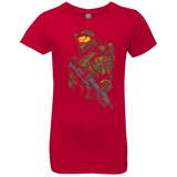 T-Shirts Red / YXS MASTER CHIEF Girls Premium T-Shirt