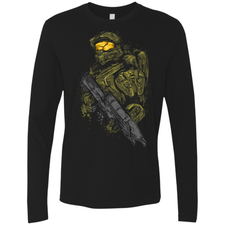 T-Shirts Black / Small MASTER CHIEF Men's Premium Long Sleeve