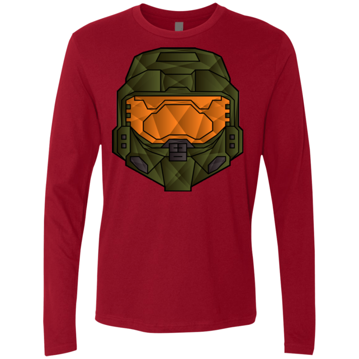 T-Shirts Cardinal / Small Master Chief Men's Premium Long Sleeve
