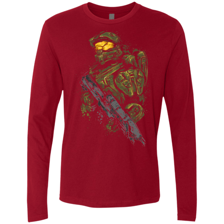 T-Shirts Cardinal / Small MASTER CHIEF Men's Premium Long Sleeve