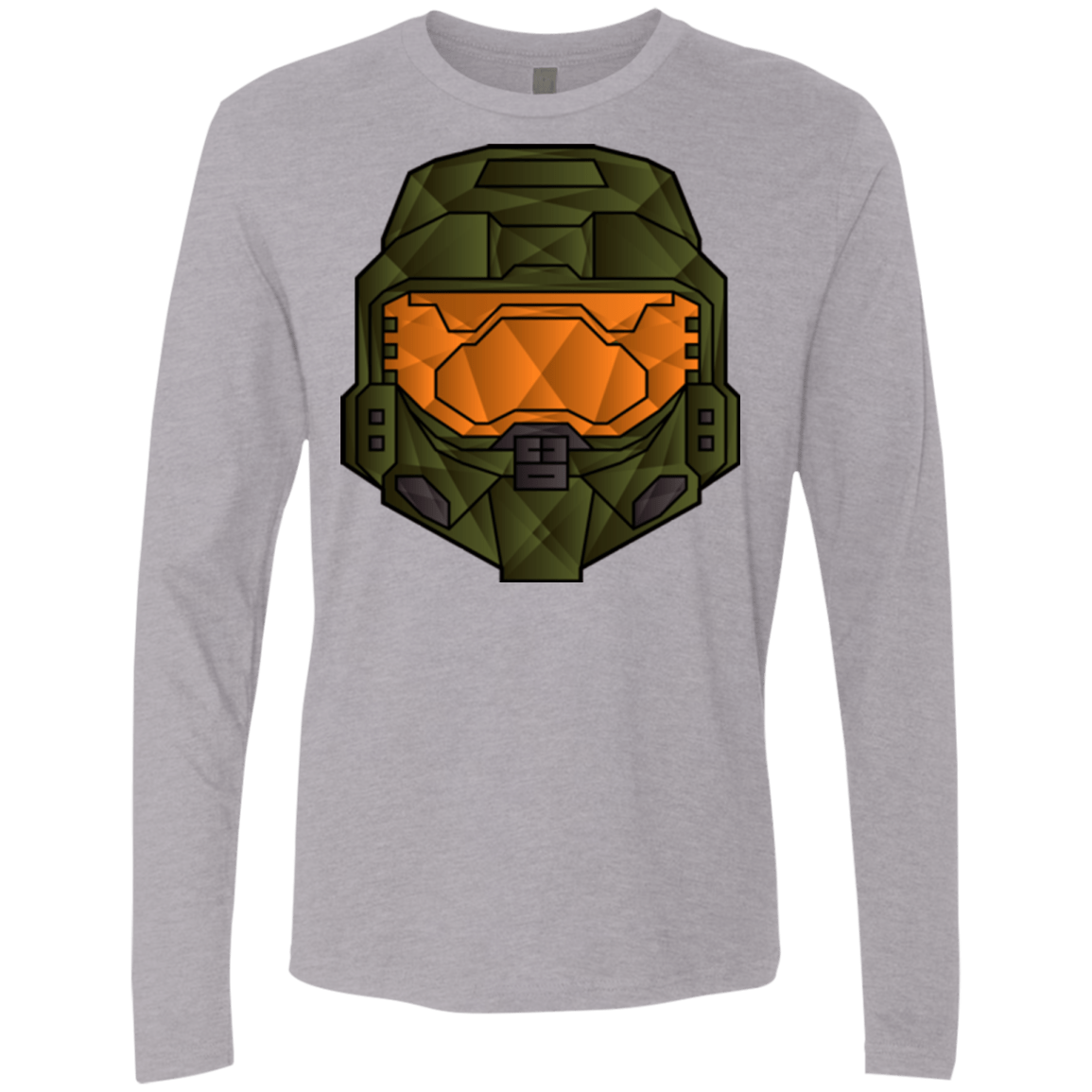 T-Shirts Heather Grey / Small Master Chief Men's Premium Long Sleeve