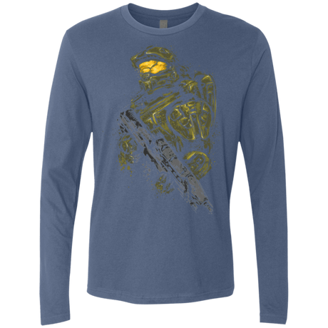 T-Shirts Indigo / Small MASTER CHIEF Men's Premium Long Sleeve