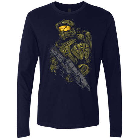T-Shirts Midnight Navy / Small MASTER CHIEF Men's Premium Long Sleeve