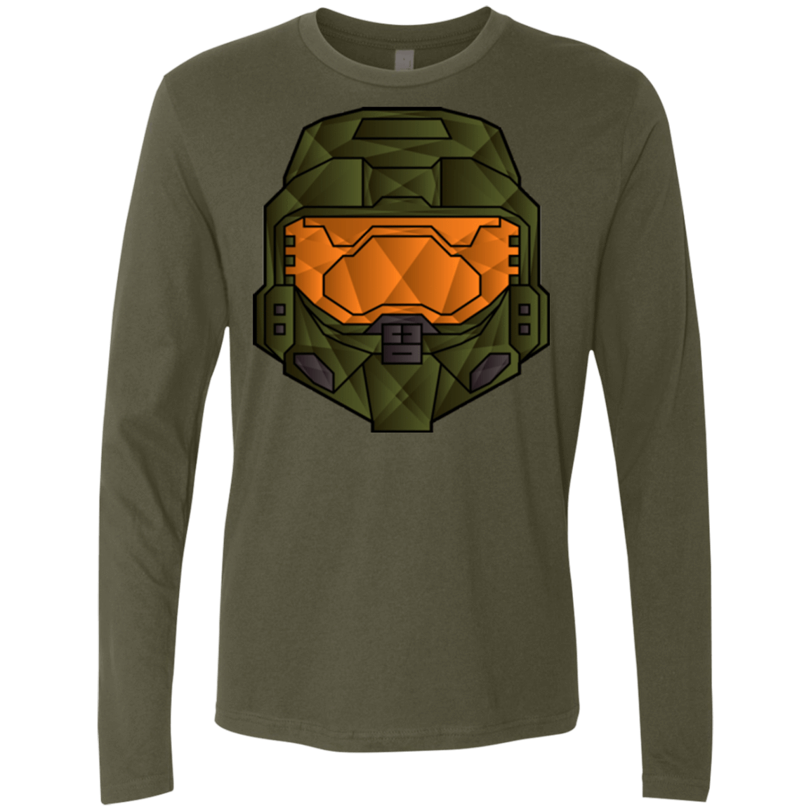 T-Shirts Military Green / Small Master Chief Men's Premium Long Sleeve