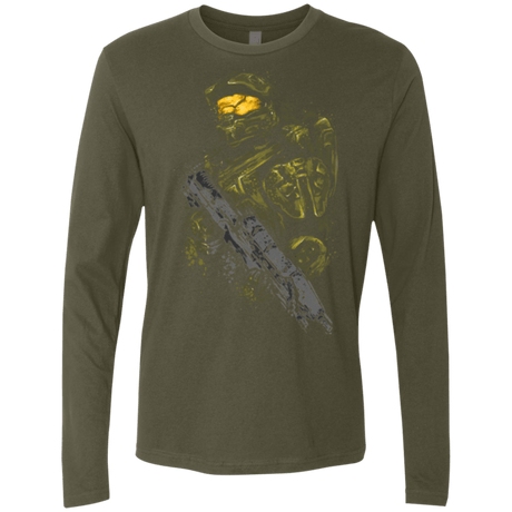 T-Shirts Military Green / Small MASTER CHIEF Men's Premium Long Sleeve