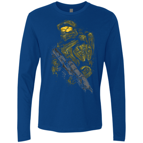 T-Shirts Royal / Small MASTER CHIEF Men's Premium Long Sleeve