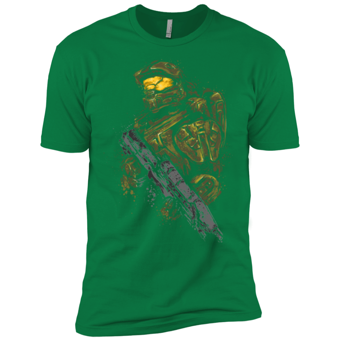 T-Shirts Kelly Green / X-Small MASTER CHIEF Men's Premium T-Shirt