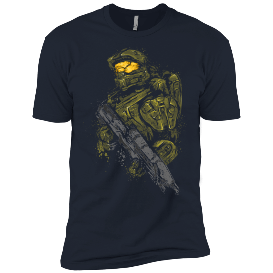 T-Shirts Midnight Navy / X-Small MASTER CHIEF Men's Premium T-Shirt