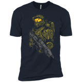 T-Shirts Midnight Navy / X-Small MASTER CHIEF Men's Premium T-Shirt