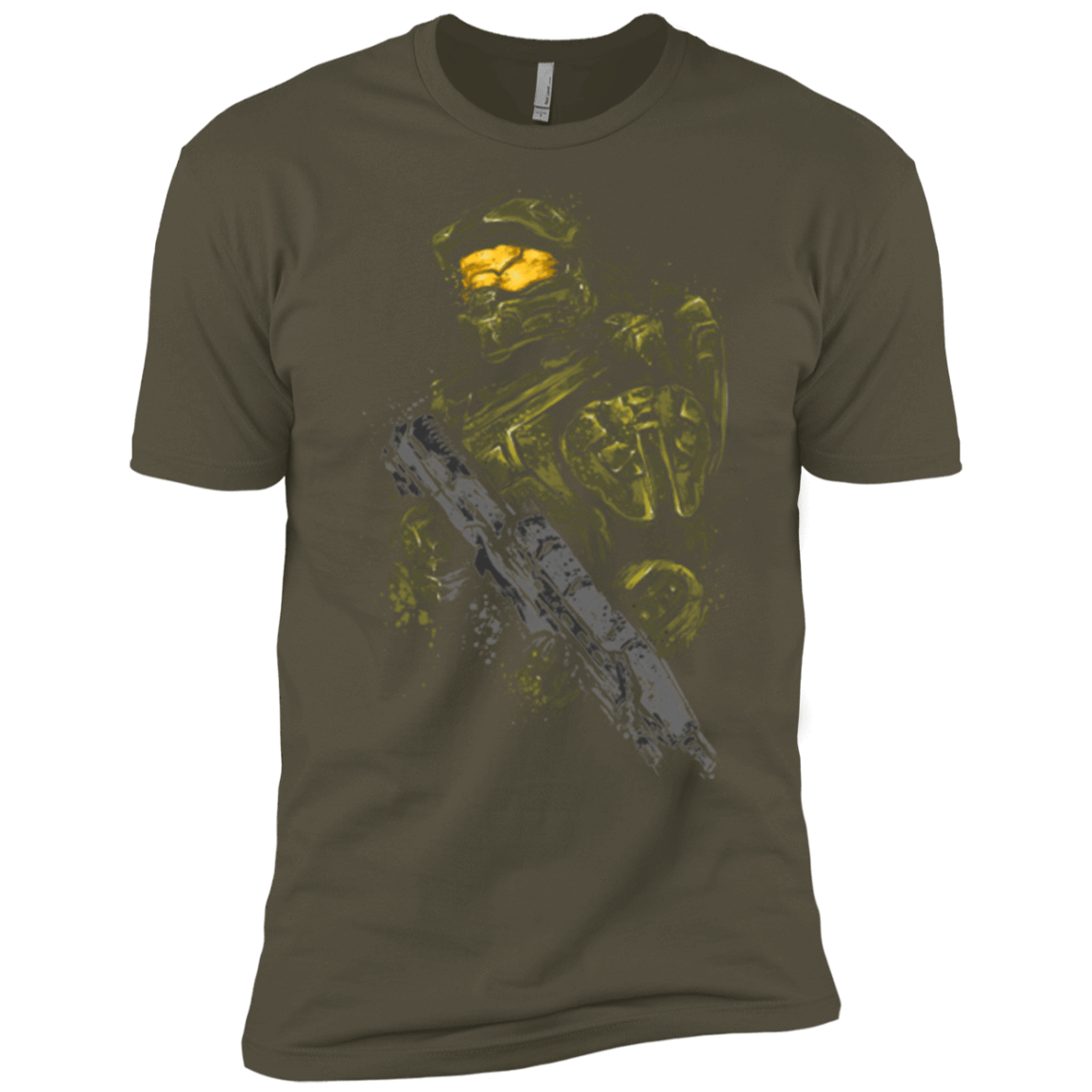 T-Shirts Military Green / X-Small MASTER CHIEF Men's Premium T-Shirt