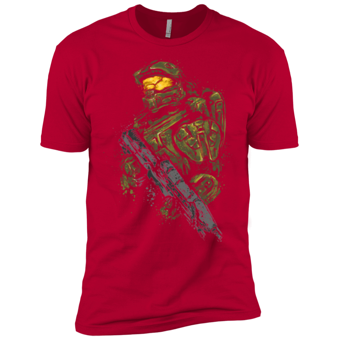 T-Shirts Red / X-Small MASTER CHIEF Men's Premium T-Shirt