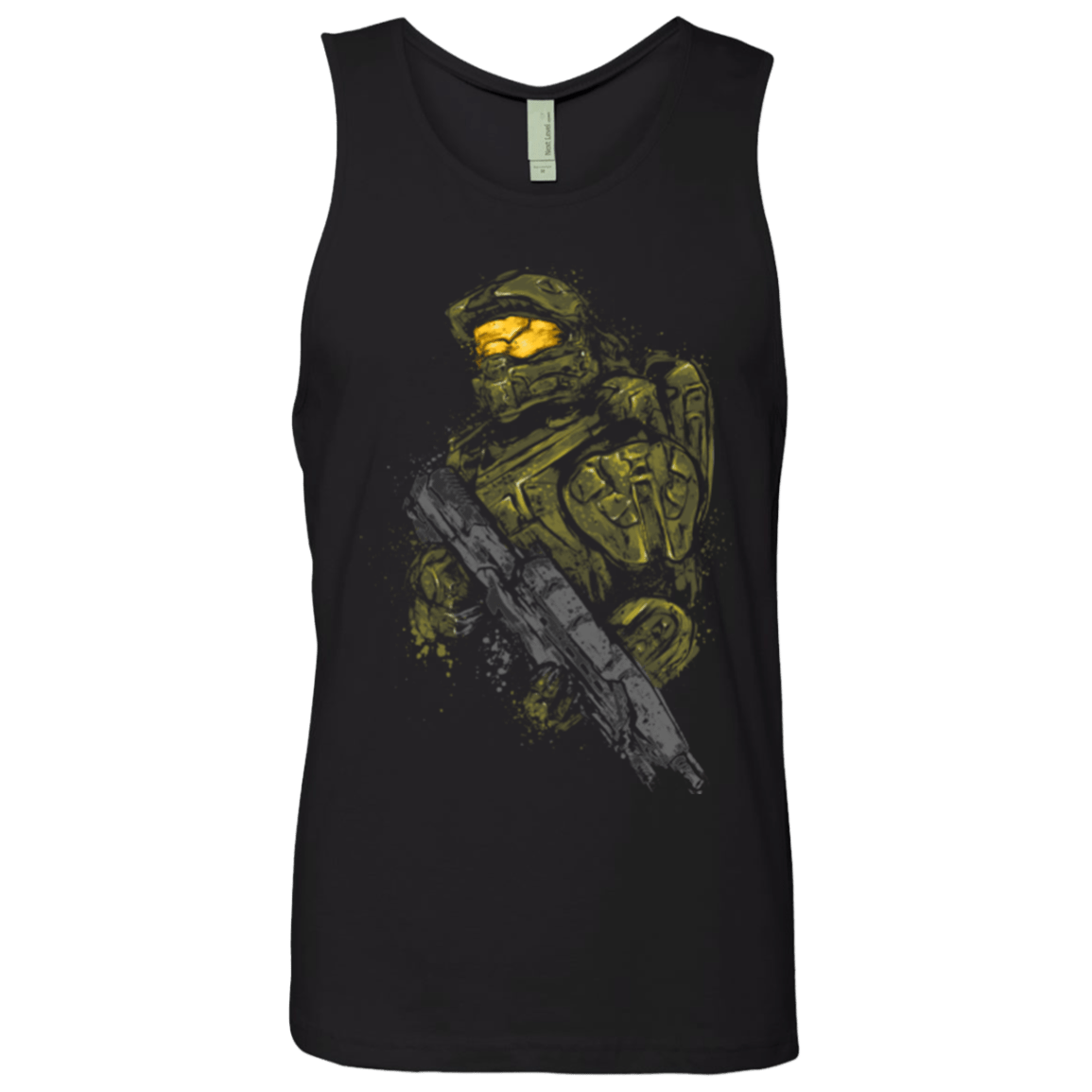 T-Shirts Black / Small MASTER CHIEF Men's Premium Tank Top