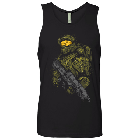T-Shirts Black / Small MASTER CHIEF Men's Premium Tank Top