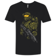 T-Shirts Black / X-Small Master chief Men's Premium V-Neck