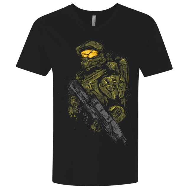 T-Shirts Black / X-Small Master chief Men's Premium V-Neck