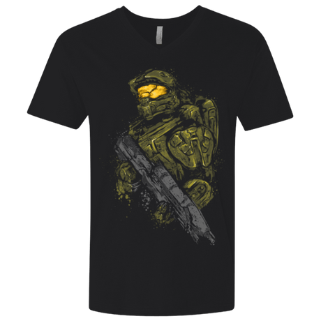 T-Shirts Black / X-Small MASTER CHIEF Men's Premium V-Neck