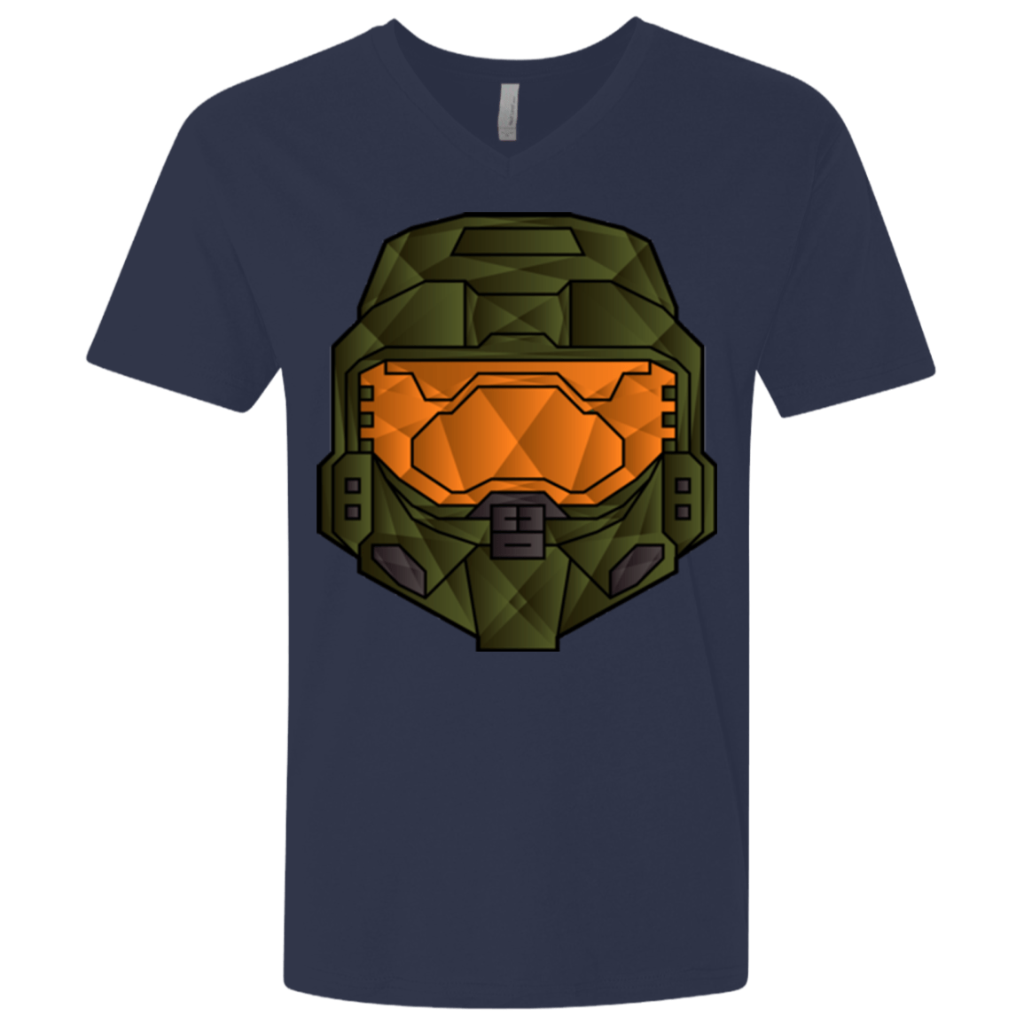 T-Shirts Midnight Navy / X-Small Master Chief Men's Premium V-Neck