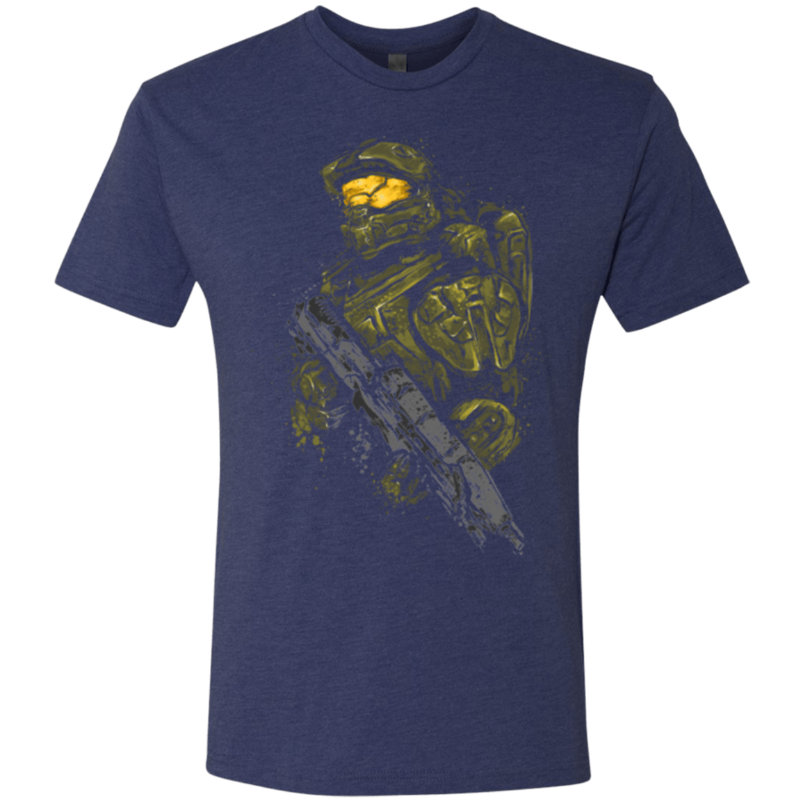 T-Shirts Vintage Navy / Small MASTER CHIEF Men's Triblend T-Shirt