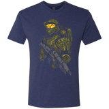 T-Shirts Vintage Navy / Small MASTER CHIEF Men's Triblend T-Shirt