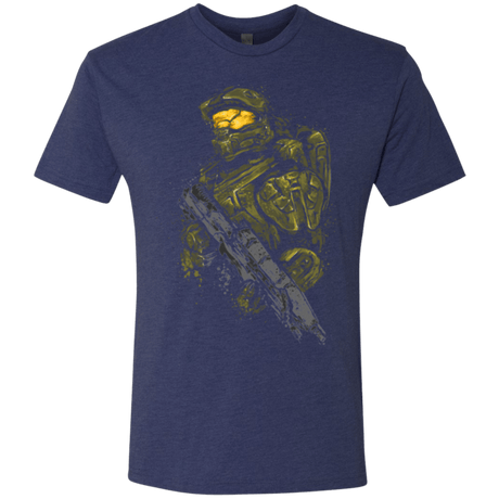 T-Shirts Vintage Navy / Small MASTER CHIEF Men's Triblend T-Shirt