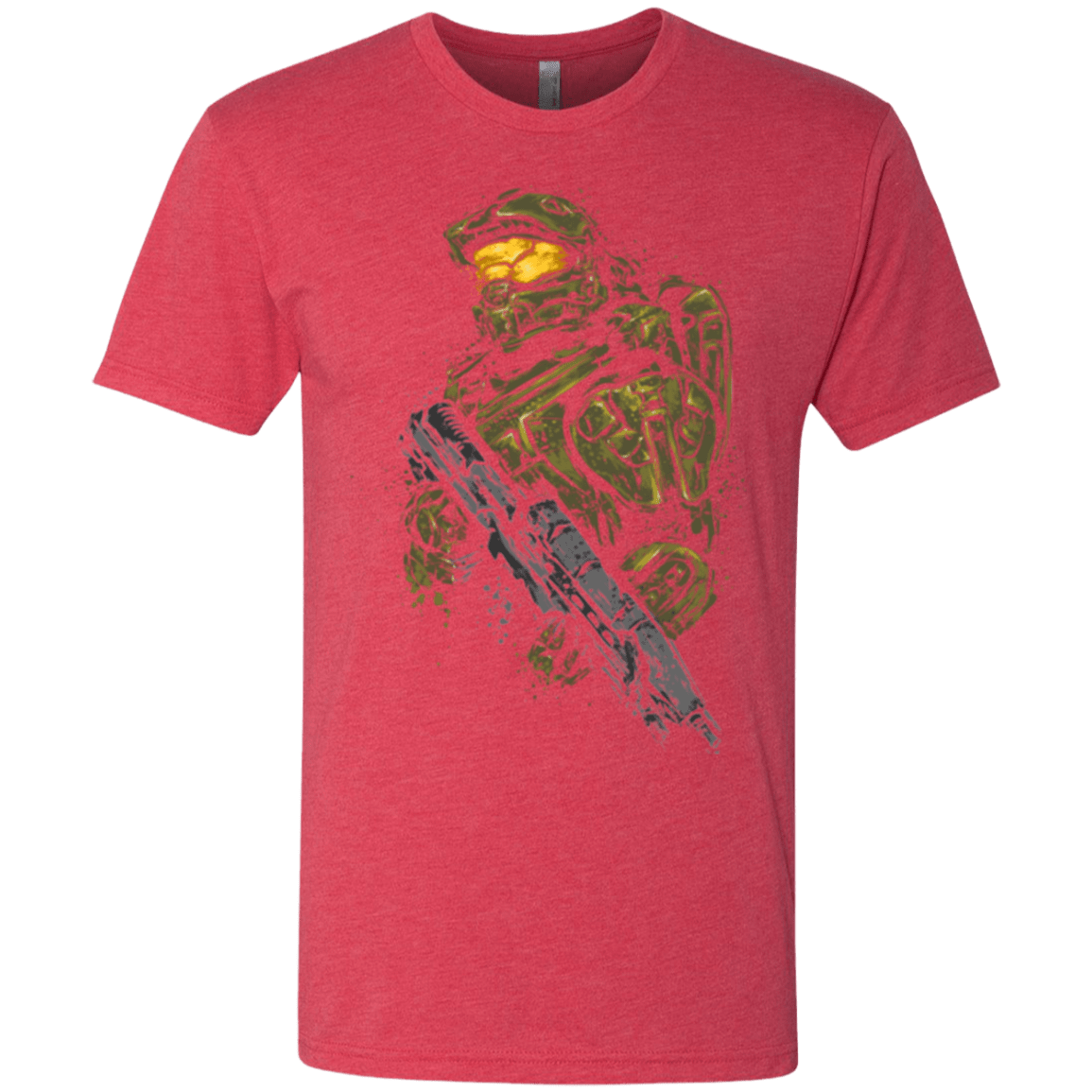 T-Shirts Vintage Red / Small MASTER CHIEF Men's Triblend T-Shirt
