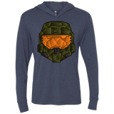 T-Shirts Vintage Navy / X-Small Master Chief Triblend Long Sleeve Hoodie Tee