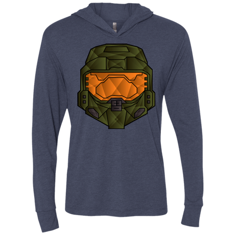 T-Shirts Vintage Navy / X-Small Master Chief Triblend Long Sleeve Hoodie Tee