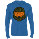 T-Shirts Vintage Royal / X-Small Master Chief Triblend Long Sleeve Hoodie Tee