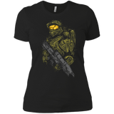 T-Shirts Black / X-Small MASTER CHIEF Women's Premium T-Shirt