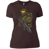 T-Shirts Dark Chocolate / X-Small MASTER CHIEF Women's Premium T-Shirt