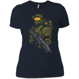 T-Shirts Midnight Navy / X-Small MASTER CHIEF Women's Premium T-Shirt