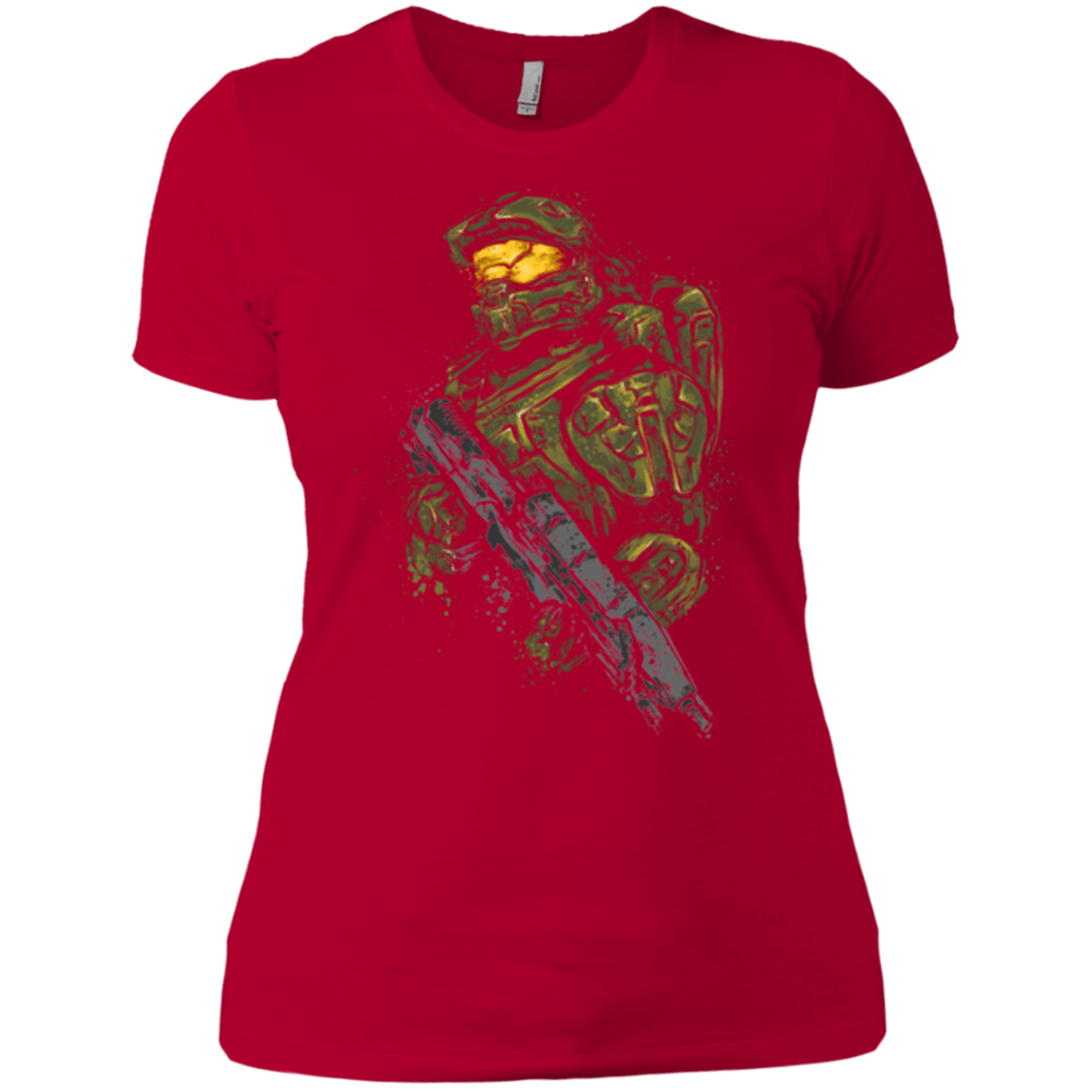 T-Shirts Red / X-Small MASTER CHIEF Women's Premium T-Shirt