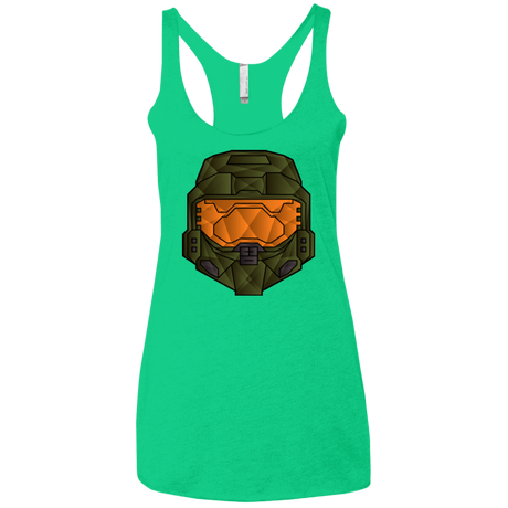 T-Shirts Envy / X-Small Master Chief Women's Triblend Racerback Tank