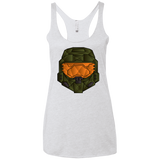 T-Shirts Heather White / X-Small Master Chief Women's Triblend Racerback Tank