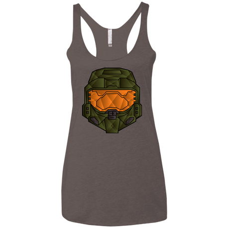 T-Shirts Macchiato / X-Small Master Chief Women's Triblend Racerback Tank