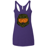 T-Shirts Purple / X-Small Master Chief Women's Triblend Racerback Tank