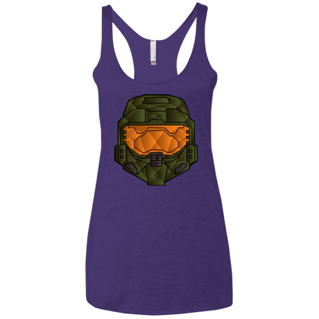T-Shirts Purple / X-Small Master Chief Women's Triblend Racerback Tank