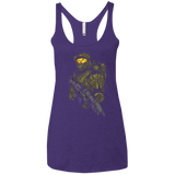 T-Shirts Purple / X-Small MASTER CHIEF Women's Triblend Racerback Tank