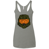 T-Shirts Venetian Grey / X-Small Master Chief Women's Triblend Racerback Tank