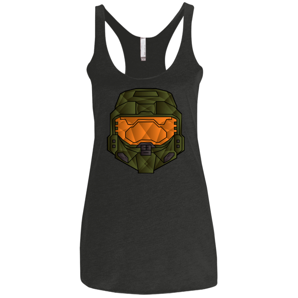 T-Shirts Vintage Black / X-Small Master Chief Women's Triblend Racerback Tank