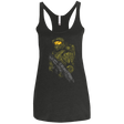 T-Shirts Vintage Black / X-Small MASTER CHIEF Women's Triblend Racerback Tank