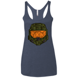 T-Shirts Vintage Navy / X-Small Master Chief Women's Triblend Racerback Tank