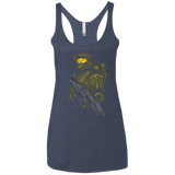 T-Shirts Vintage Navy / X-Small MASTER CHIEF Women's Triblend Racerback Tank