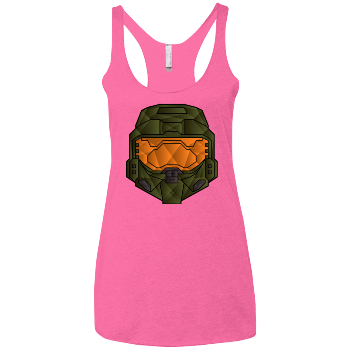 T-Shirts Vintage Pink / X-Small Master Chief Women's Triblend Racerback Tank