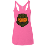 T-Shirts Vintage Pink / X-Small Master Chief Women's Triblend Racerback Tank