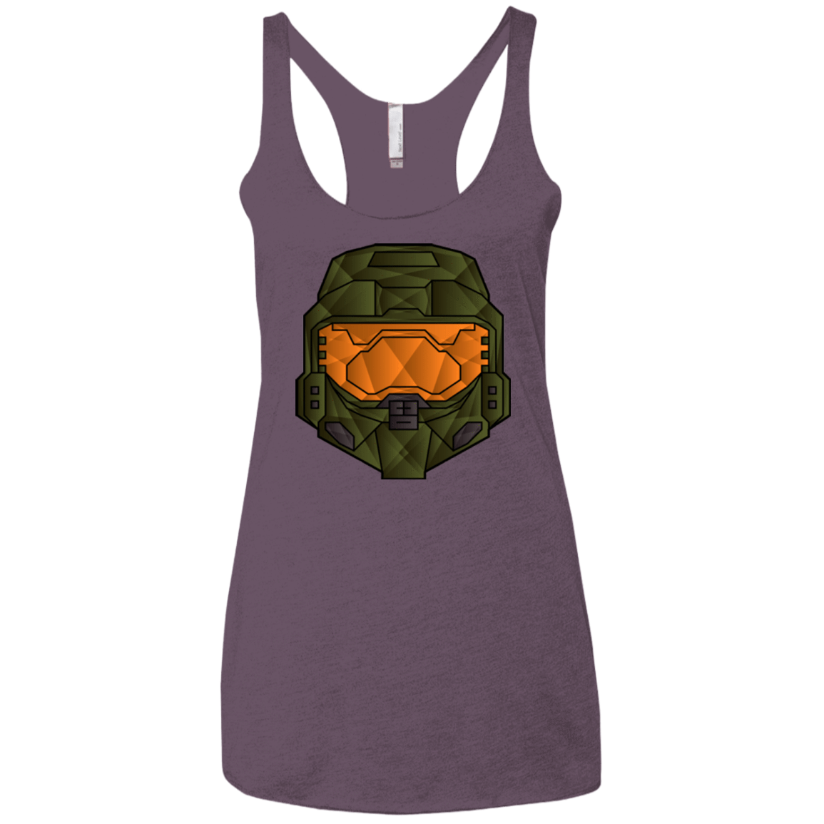 T-Shirts Vintage Purple / X-Small Master Chief Women's Triblend Racerback Tank
