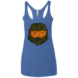 T-Shirts Vintage Royal / X-Small Master Chief Women's Triblend Racerback Tank