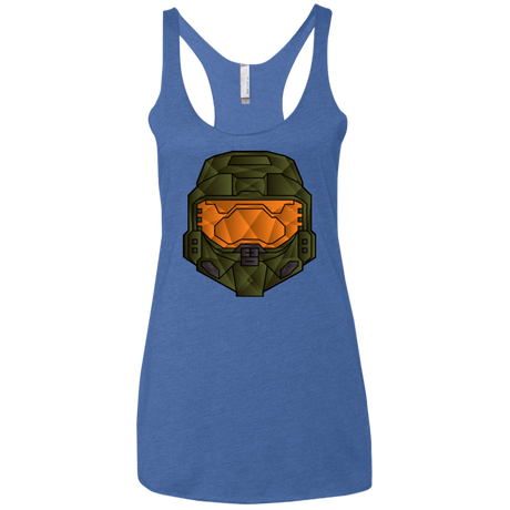 T-Shirts Vintage Royal / X-Small Master Chief Women's Triblend Racerback Tank