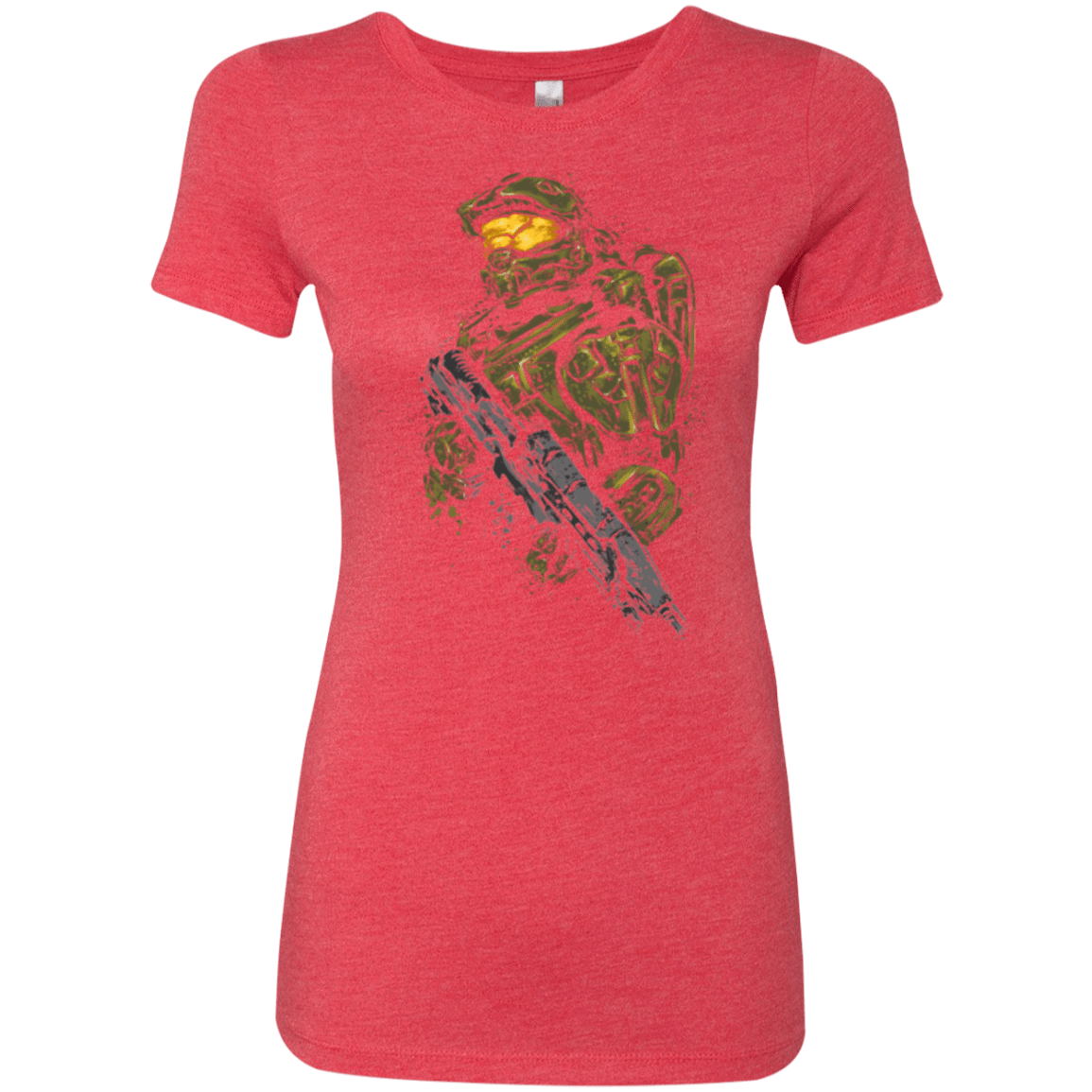 T-Shirts Vintage Red / Small MASTER CHIEF Women's Triblend T-Shirt